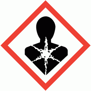 Globally harmonized system of chemcial hazards icon: Health Hazard